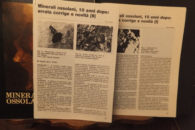 MINERALI OSSOLANI V. MATTIOLI