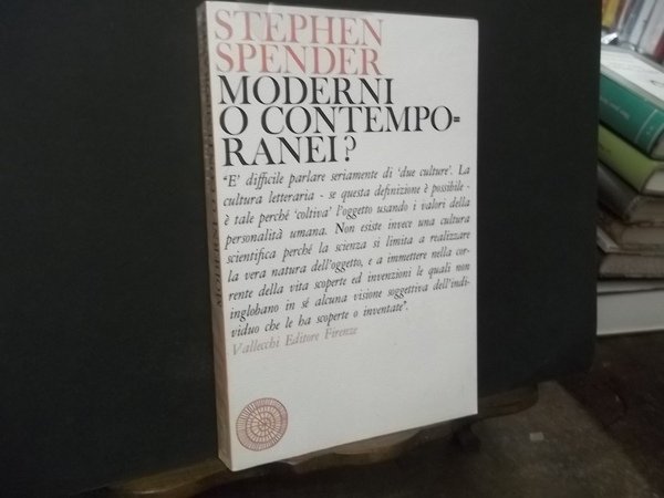 MODERNI O CONTEMPORANEI?