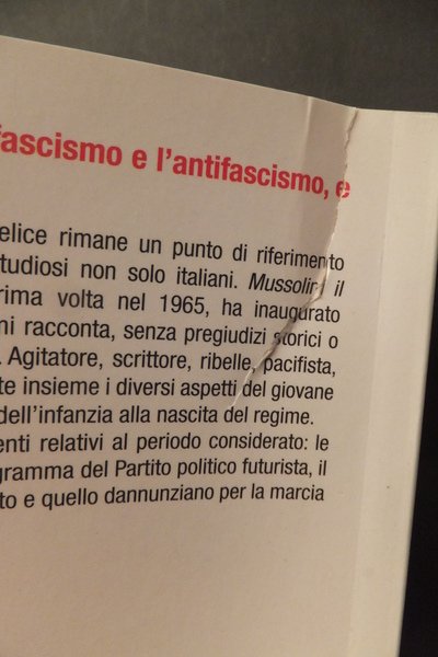 MUSSOLINI E IL FASCISMO - 1 -MUSSOLINI IL RIVOLUZIONARIO 1883 …