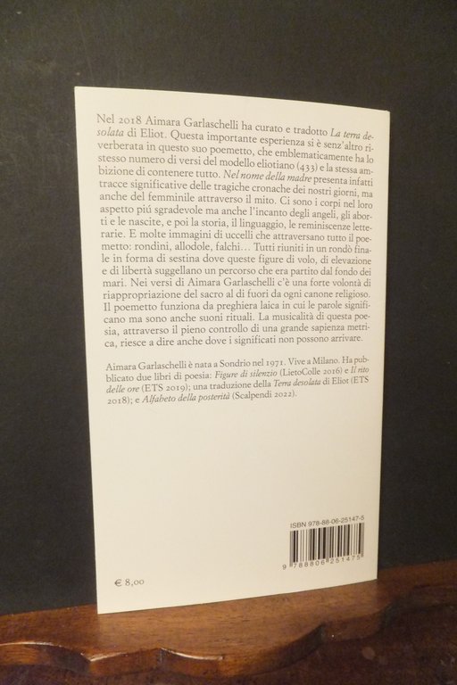 NEL NOME DELLA MADRE AIMARA GARLASCHELLI