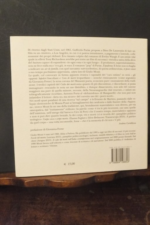 IL CULTO DEI MORTI NELL'ITALIA CONTEMPORANEA GIULIO MOZZI