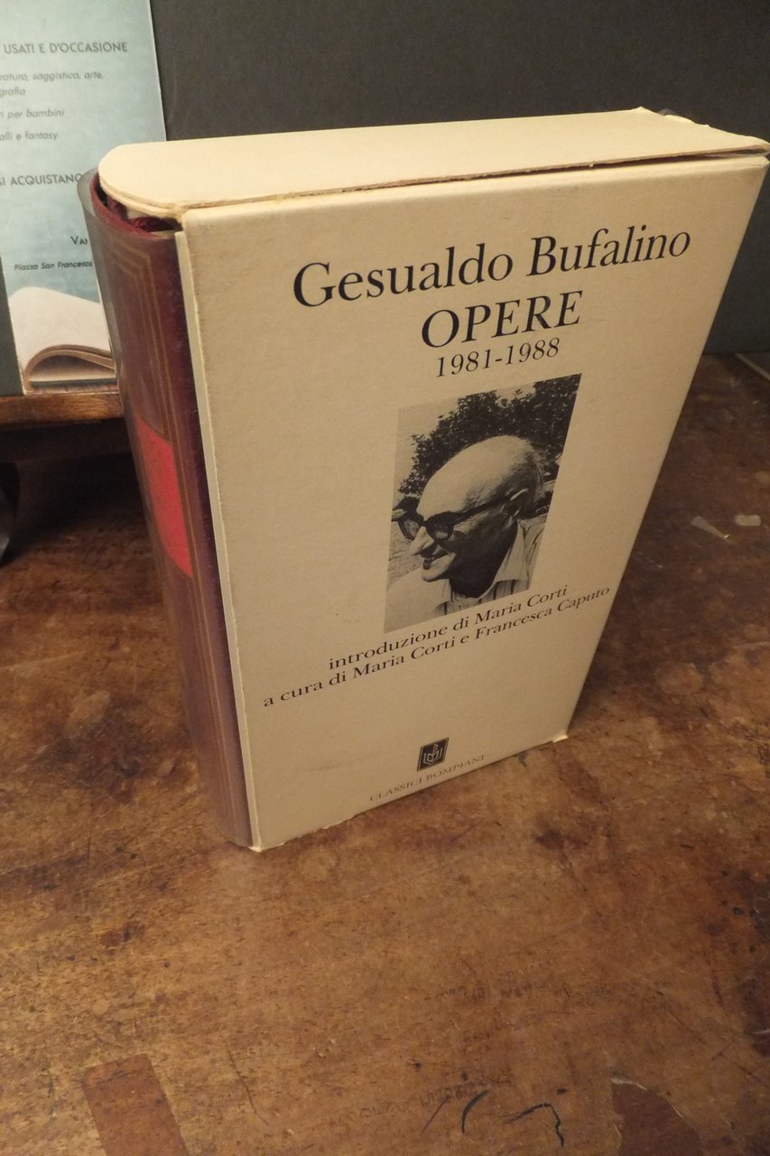 OPERE 1981 - 1988 GESUALDO BUFALINO