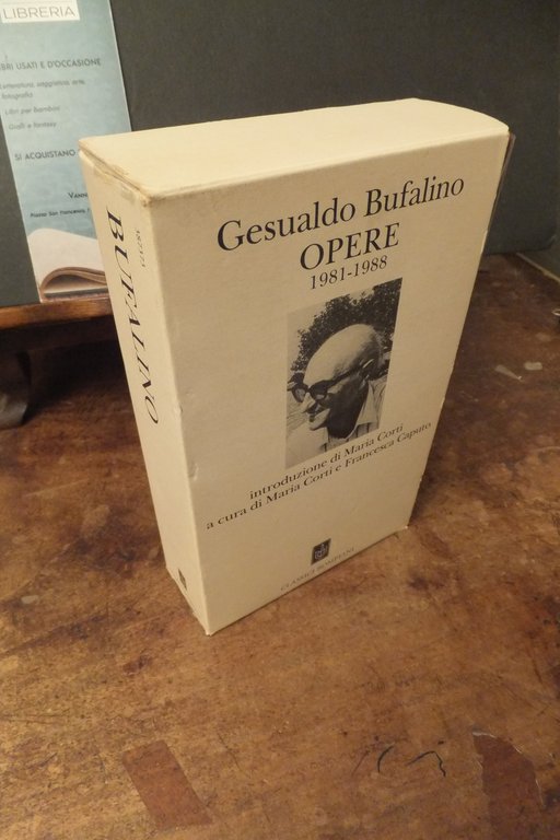 OPERE 1981 - 1988 GESUALDO BUFALINO