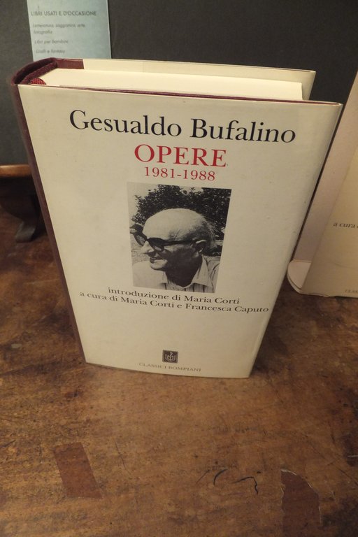 OPERE 1981 - 1988 GESUALDO BUFALINO