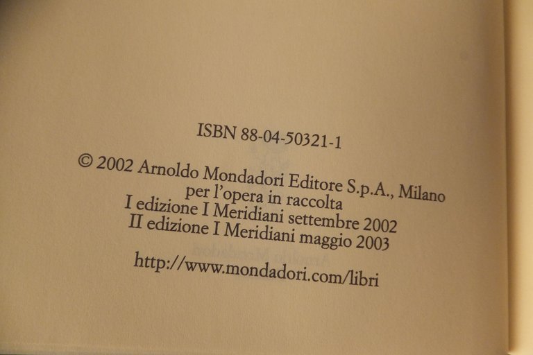 OPERE COMISSO I MERIDIANI