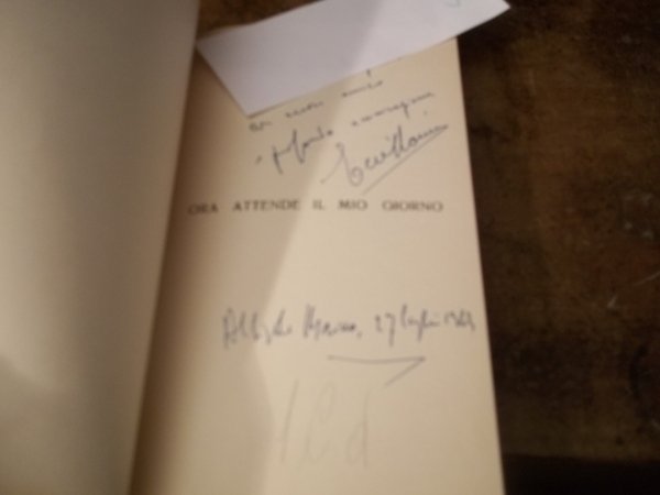 ORA ATTENDE IL MIO GIORNO - POESIA