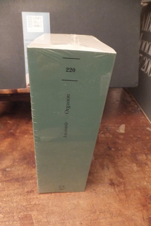 ORGANON ARISTOTELE A CURA DI GIORGIO COLLI