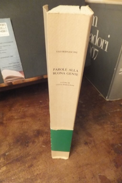 PAROLE ALLA BUONA GENTE UGO BERNASCONI