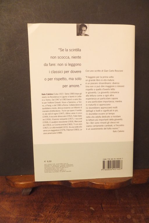 PERCHE LEGGERE I CLASSICI ITALO CALVINO