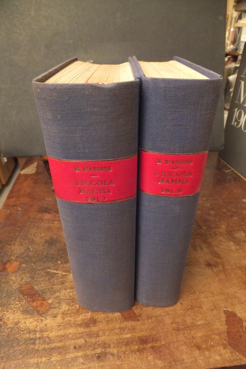 PICCOLA MAMMA M. D'ANCONA FASCICOLI RILEGATI IN 2 VOLUMI - …