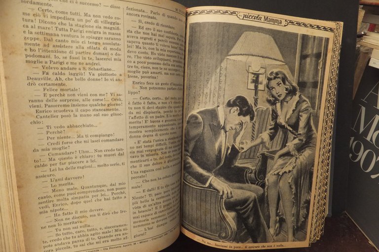 PICCOLA MAMMA M. D'ANCONA FASCICOLI RILEGATI IN 2 VOLUMI - …