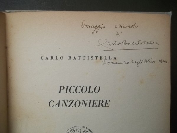 PICCOLO CANZONIERE