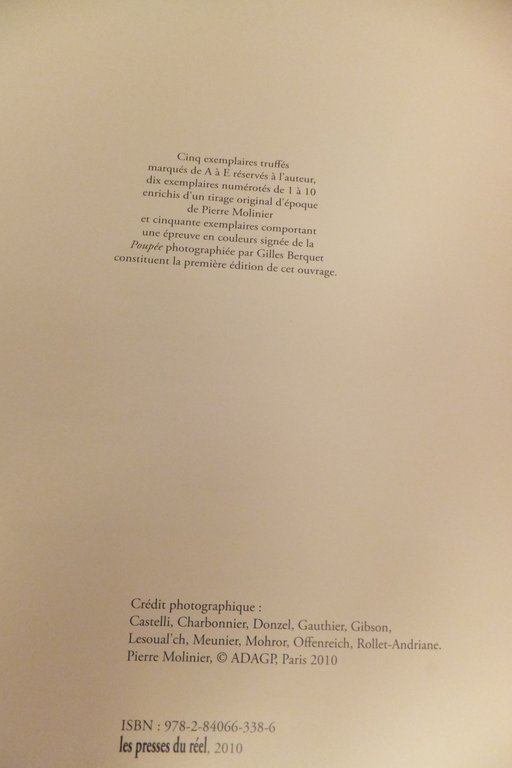 PIERRE MOLINIER JEAN-LUC MERCIE