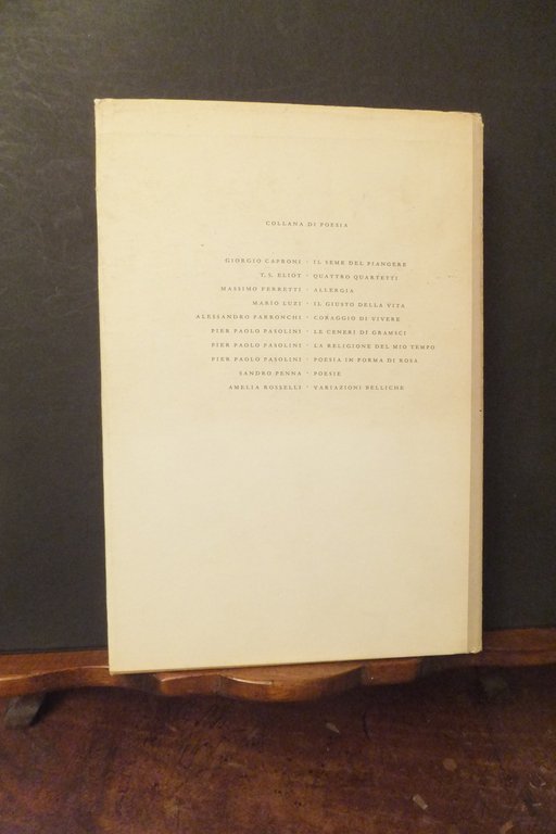POESIA IN FORMA DI ROSA 1961 - 1964 PIER PAOLO …