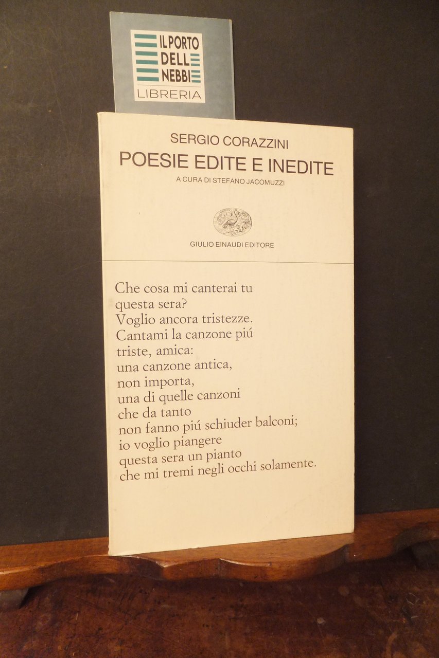 POESIE EDITE E INEDITE SERGIO CORAZZINI | Immagine principale