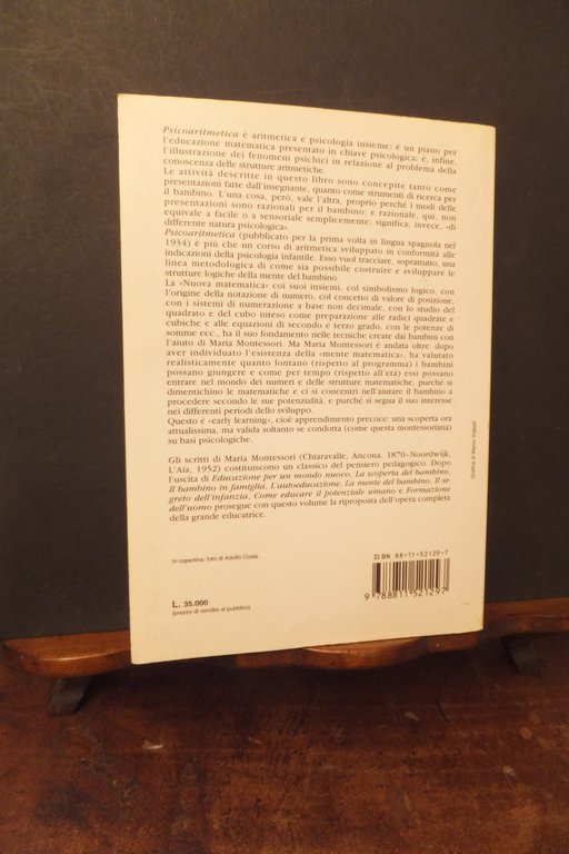 PSICOARITMETICA MARIA MONTESSORI