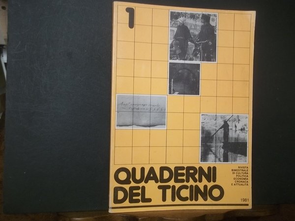 QUADERNI DEL TICINO 1 - 1981