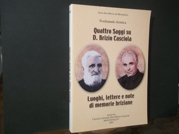 QUATTRO SAGGI SU D. BRIZIO CASCIOLA