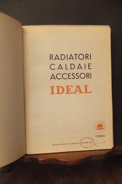 RADIATORI CALDAIE ACCESSORI IDEAL 1954