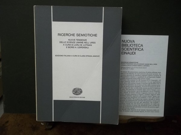 RICERCHE SEMIOTICHE EDIZIONE ITALIANA A CURA DI CLARA STRADA JANOVIC