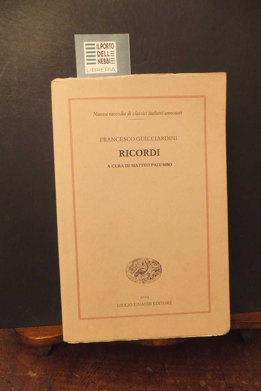 RICORDI FRANCESCO GUICCIARDINI