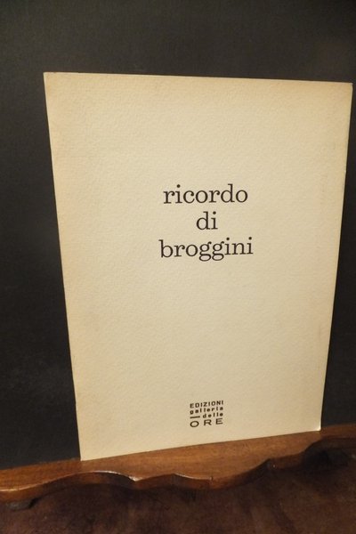 RICORDO DI BROGGINI