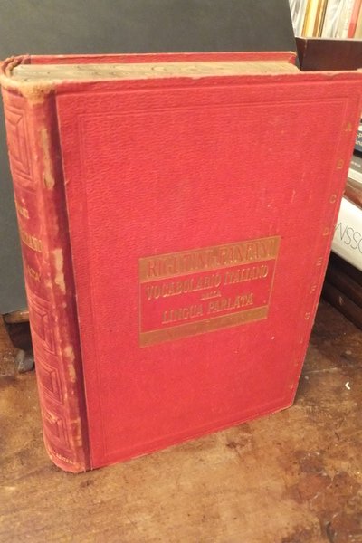 RIGUTINI E FANFANI VOCABOLARIO DELLA LINGUA PARLATA - NUOVA EDIZIONE