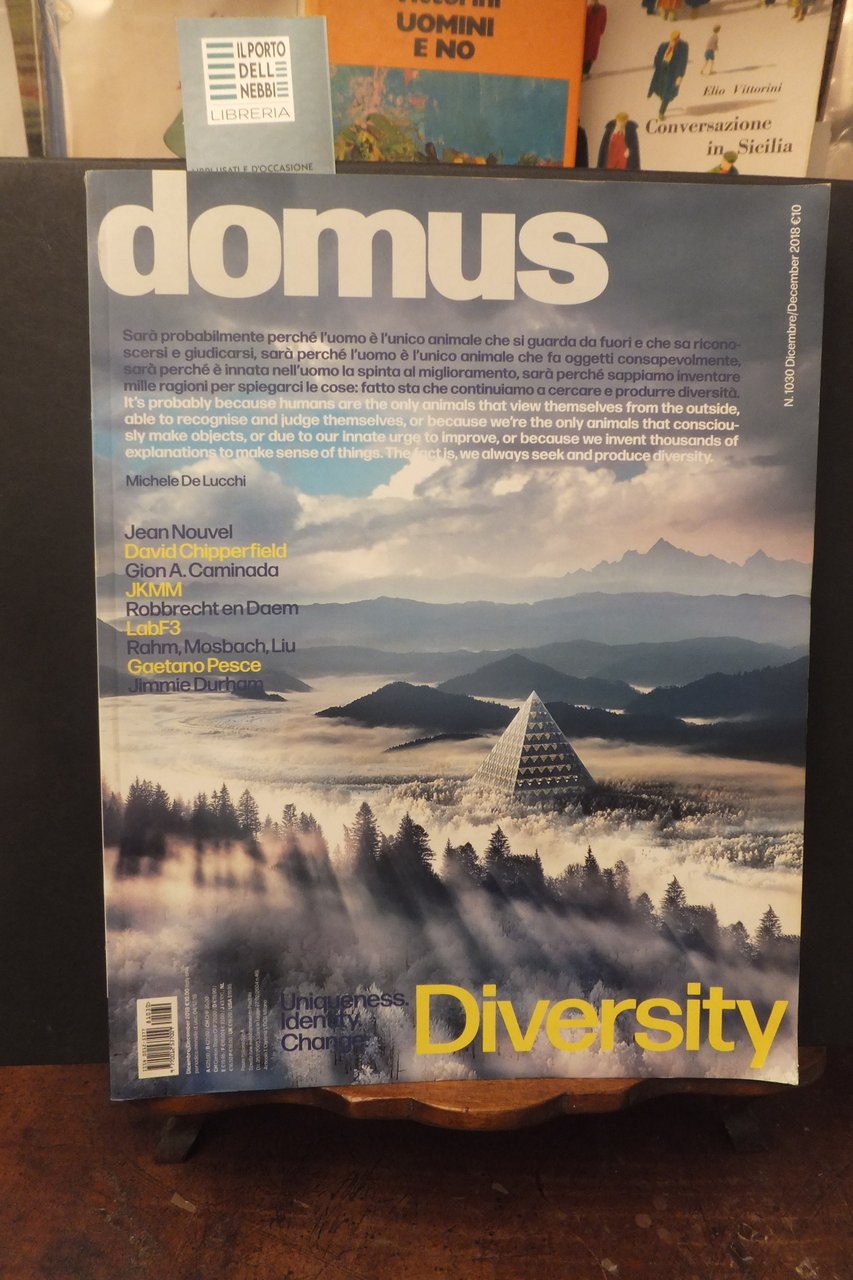 RIVISTA DOMUS 1030 OTTOBRE 2018 ARCHITETTURA DIVERSITY