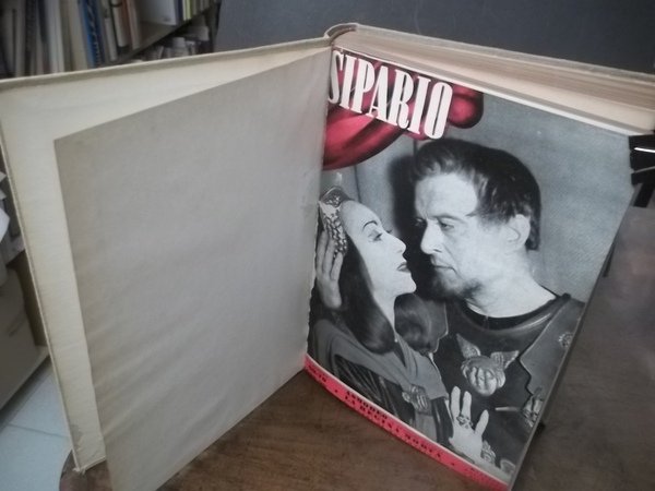 RIVISTA SIPARIO 1958 NUMERI 69/70/71/72/73/75/76/77/79 RILEGATI