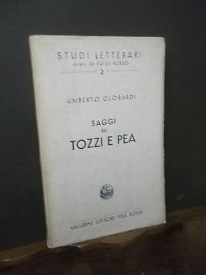 SAGGI SU TOZZI E PEA U. LOMBARDI STUDI LETTERARI 2 …