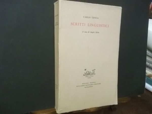 SCRITTI LINGUISTICI A CURA DI ANGELO STELLA