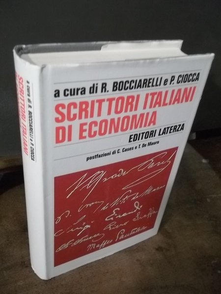 SCRITTORI ITALIANI DI ECONOMIA