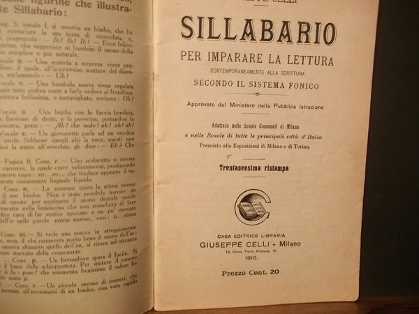 SILLABARIO 1915