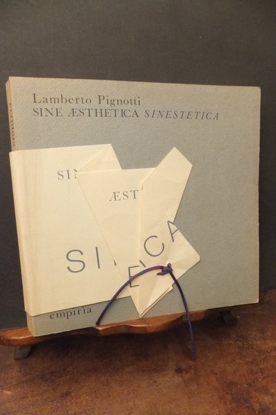 SINE AESTHETICA SINESTETICA - POESIA VISIVA E ARTE PLURISENSORIALE