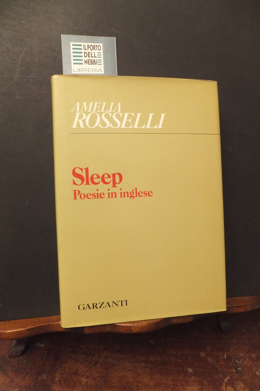 SLEEP POESIE IN INGLESE AMELIA ROSSELLI | Immagine principale