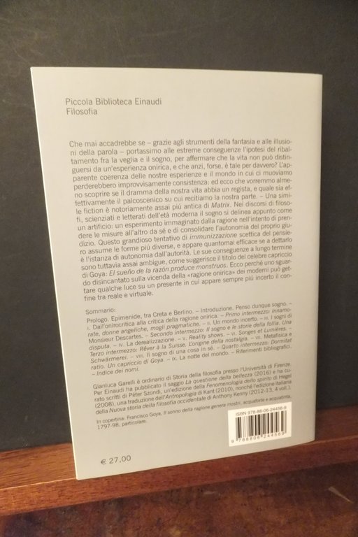 SOGNI DI SPIRITI IMMONDI STORIA E CRITICA DELLA RAGIONE ONIRICA …