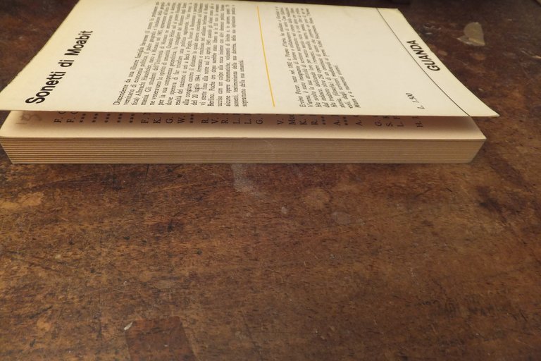 SONETTI DI MOABIT ALBRECHT HAUSHOFER