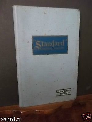 STANDARD-APPARECCHI SANITARI-CATALOGO N.4-1950-MILANO