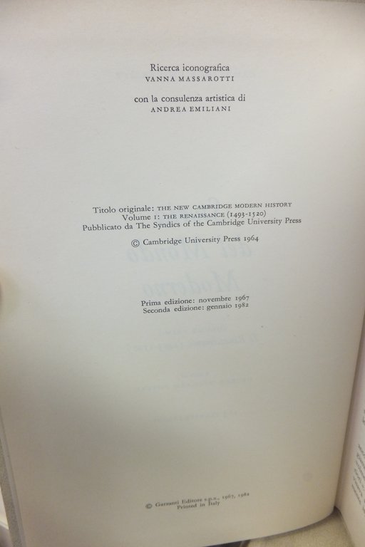 STORIA DEL MONDO MODERNO - STORIA DEL MONDO MEDIEVALE