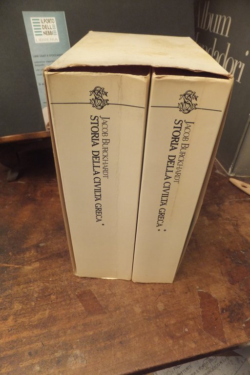 STORIA DELLA CIVITA GRECA JACOB BURCKHAEDT