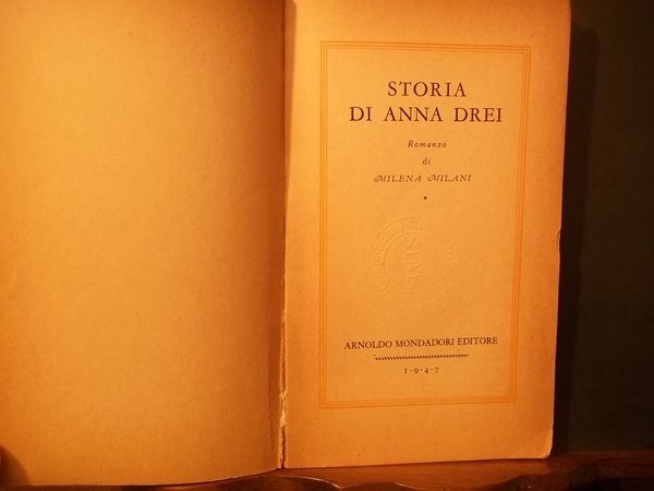 STORIA DI ANNA DREI