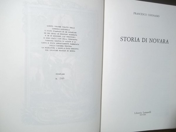STORIA DI NOVARA