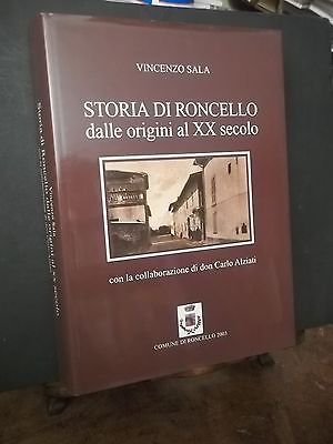 STORIA DI RONCELLO DALLE ORIGINI AL XX SECOLO