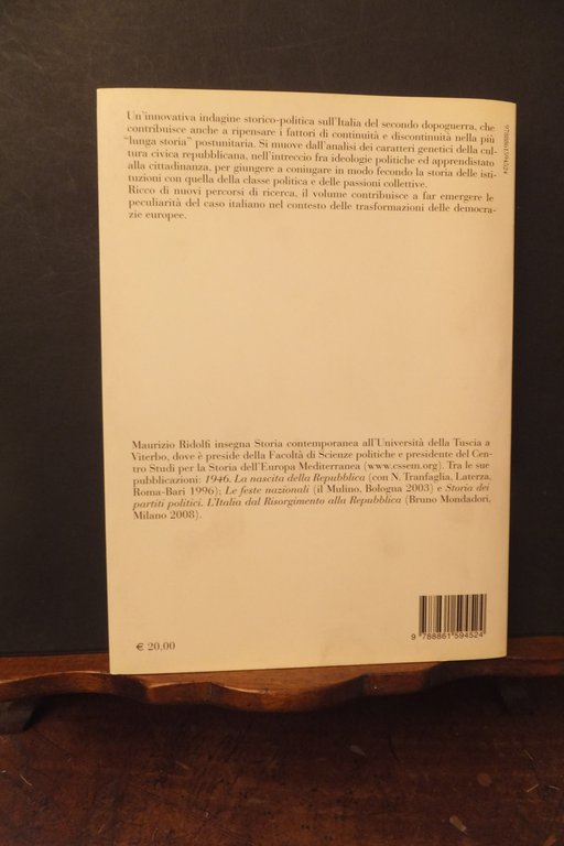 STORIA POLITICA DELL'ITALIA REPUBBLICANA MAURIZIO RIDOLFI