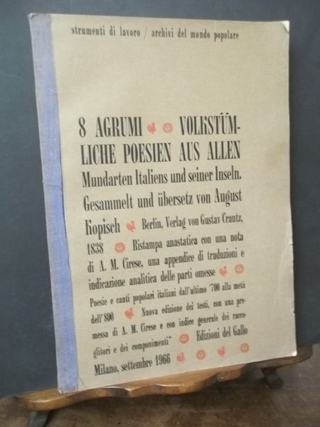 STRUMENTI DI LAVORO / ARCHIVI DEL MONDO POPOLARE - 8 …