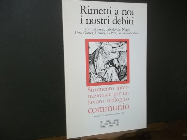 STRUMENTO INTERNAZIONALE PER UN LAVORO TEOLOGICO COMMUNIO NUMERO 77 SETTEMBRE …