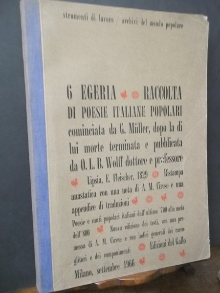 STUMENTI DI LAVORO / ARCHIVI DEL MONDO POPOLARE - 6 …