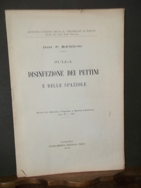 SULLA DISINFEZIONE DEI PATTINI E DELLE SPAZZOLE