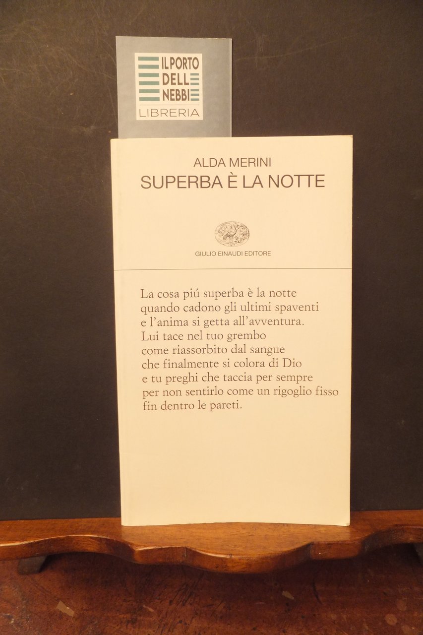 SUPERBA E LA NOTTE ALDA MERINI