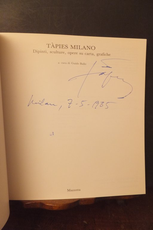 TAPIES MILANO 8 MAGGIO - 30GIUGNO 1985